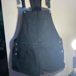 Black overalls